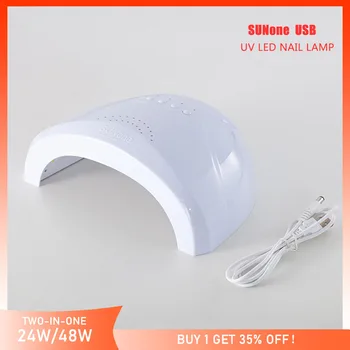 Sunone 24 W и 48 W Лампа за Ноктите, UV-Лампа, Професионална Сушилня за Нокти, UV Led Лампа за Втвърдяване на Нокти, Гел-Лак, Инструменти за Дизайн на Ноктите