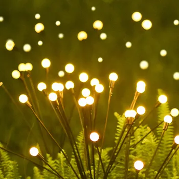 Слънчеви led осветление, улично осветление-светулките, Слънчева светлина, водоустойчива лампа за тревата, градински фенери, Украса за сватби в двора на Вилата