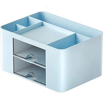 Многофункционален държач за химикалки, просторен кутия за съхранение на работния плот, довършителни операции кутия за офис консумативи, багажник за съхранение на масата