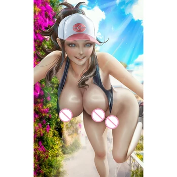 Потребителски щампи Douzi Гол 3D, плакати изобразяващи сексуална аниме момиче в рамка, HD Монтиране на изкуството, платно картина за хола, Живопис за домашен декор