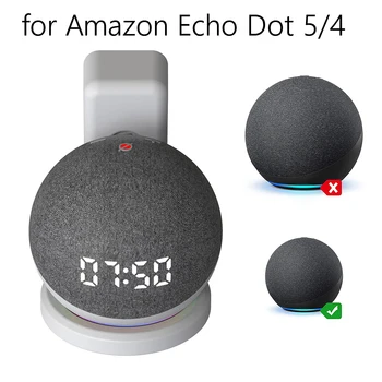 Портативен Високоговорител за Монтиране на Стена Притежателя Рафтове Поставка за Amazon Echo Dot Поколение 5/4 за Динамиката на Amazon Echo Dot Поколение 5/4
