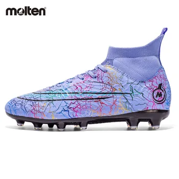 Висок клас футболни обувки Molten TF/AG за футзала, нескользящая футболни обувки, дишаща лека нескользящая спортни обувки за тренировки