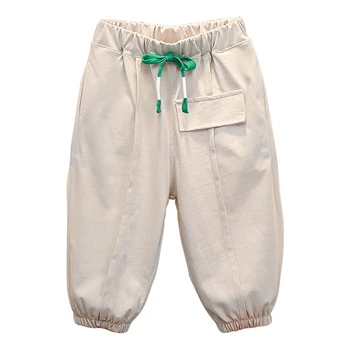 Летни панталони за момчета, обикновен панталон, детски панталони от мек памук за момчета, наградата на дрехи за момчета