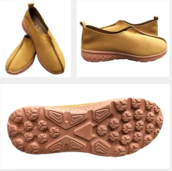 висококачествена удобни обувки за медитация буда дзен lay с мека подметка от влакна лоън/arhat shaolin монк кунг фу маратонки сиво/жълто висококачествена удобни обувки за медитация буда дзен lay с мека подметка от влакна лоън/arhat shaolin монк кунг фу маратонки сиво/жълто 2