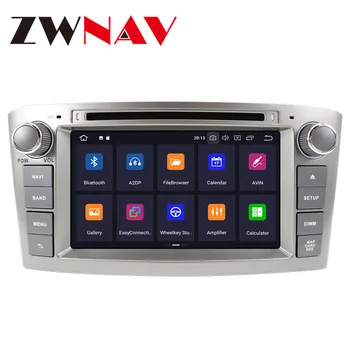8 Ядрен Android 10 За Toyota Avensis T25 2002-2008 Carplay DVD-плейър, Стерео Радио GPS Навигация Главното Устройство Мултимедия 2 Din