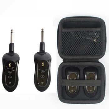 безжична радиостанцията, гитарная система, безжичен адаптер K380 Led, двоен екран, цифров UHF-одноканальная електрическа китара, USB-бас