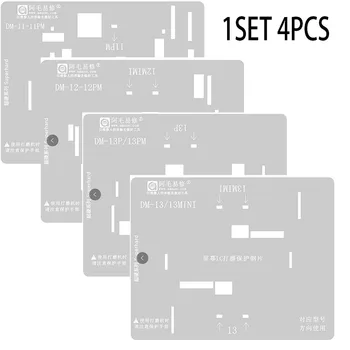 AMAOE LCD Екран, Защита Flex Кабел, Стомана на Шаблон за iPhone 11 12 13 mini Pro Max IC, Ремонт на Плоски Поп-Екран, Шаблони