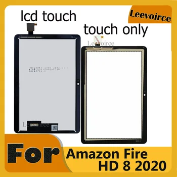 LCD-дисплей Или Сензорен За Amazon Fire HD 8 2020 KFONWI LCD дисплей с сензорен екран Дигитайзер В Събирането На Пожар HD8 2020 10th БЕЗ Рамка