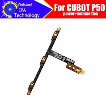 Страничният бутон CUBOT P50 Гъвкав кабел, 100% Оригинална Бутона на захранването е + регулиране силата на звука Гъвкав кабел спк стартира строителни-тел аксесоари за ремонт на CUBOT P50.