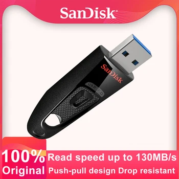 SanDisk USB 3.0 Флаш памет CZ48 256 GB 128 GB, 64 GB, 32 Г 512 GB Флаш памет Малка Карта Memory Stick Устройство за Съхранение на Данни за Флаш памет