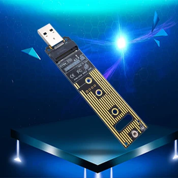 Четец на карти с памет M. 2 NVME към USB M. 2 SSD към USB 3.1 Type A Card M. 2 NVME към USB A 3.0 с вътрешен преобразувател за PCI-E/ M. 2 Nvme SSD
