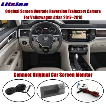 Автомобилна Камера за обратно виждане За VW Atlas/Teramont (CA1) 2017-2023 MQB MIB System Оригиналът на Екрана Revers Intelligent Dynamic HD CCD КАМЕРА