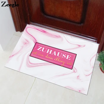 Вратата мат Zeegle, Европейският килим за баня, впитывающий кухненски мат, гумена подложка за пода в банята, нескользящий гумена подложка за пода