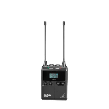 WMicS1 kit2 Безжичен UHF Микрофон 2 елемента Преносими Предаватели TX1 + Приемник RX1 за видео блог, Камера на смартфон