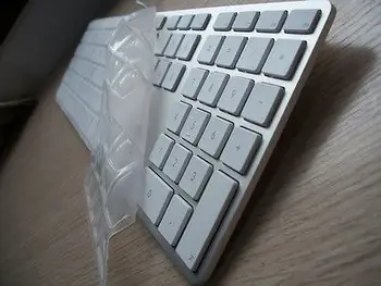 Версия за САЩ, калъф за клавиатура от TPU с прозрачна обвивка за Apple IMAC G6, жични клавиатура с цифри, ультратонкая защитно покритие