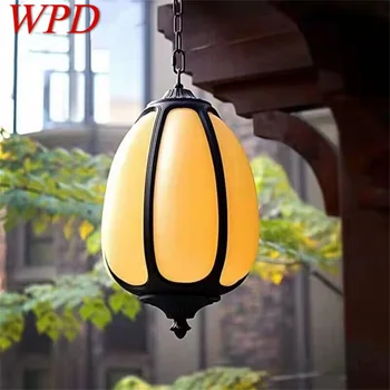 Класическа окачена лампа от доломитового камък WPD, градинска led лампа, водоустойчив за украса на дома: коридор