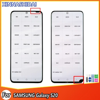 Дефектни взаимозаменяеми LCD дисплей подходящ за Samsung Galaxy Galaxy S20 G980 G980F с цифров преобразувател едно докосване на екрана в събирането на