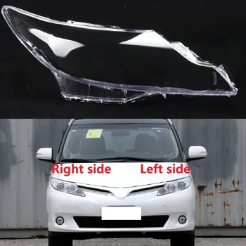 Капак на обектива светлини във формата на миди, стъкло фарове, заменете оригиналните лампиони за Toyota Previa 2009 2010 2011 2012 2013 2014 2015