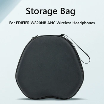 за EDIFIER W820NB EVA Ръчни Чанти За Носене на Преносими Безжични Слушалки Bluetooth Слушалки Твърд Калъф за Носене, Чанта за Edifier