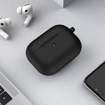 Силиконови калъфи за слушалки Apple Airpods Pro, калъф, аксесоари за слушалки, защитен калъф за airpods pro, зарядно устройство ще захранване кутия, чанта