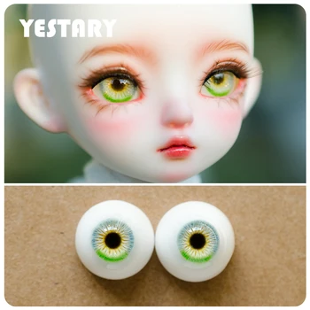 Аксесоари за кукли YESTARY BJD Очите За Играчки 1/3 1/4 1/6 3D Гипсови Очните Ябълки 10ММ 12MM 14MM 16MM Ръчна изработка Цвят на Очите Кукли Eyeball