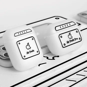 Сладко Забавно Модел за Apple AirPods Pro 2 Case Калъф за слушалки AirPods 1 2 3rd Мек Матов защитен калъф от TPU