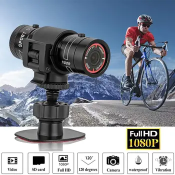 2023 F9 Екшън-Камера HD 1080P под Наем на Мотоциклет Каска, Камера за Спорт На Открито DV Dvr Аудио Рекордер Рекордер За Автомобил, Велосипед