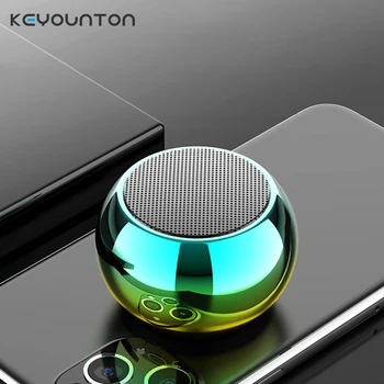 Мини Аудио кутия с Говорител за Безжично възпроизвеждане на музика чрез Bluetooth Телефон таблет Метален Високоговорителя Спортен Преносим Безжичен субуфер говорител