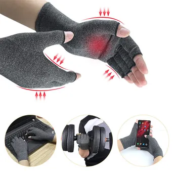 2 Чифта спортни ръкавици за езда от артрит, компресия ръкавици за лечение на артрит, болки в ставите, Топли зимни подаръци