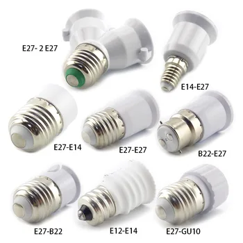 E27-E14 GU10 B22 led лампа, на основата на лампата, на Притежателя на Светлината, конвертор, розета, адаптер за преобразуване на Горенето Материал