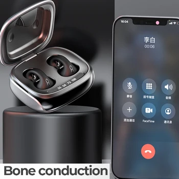 Безжични Слушалки с Костна Проводимост TWS Bluetooth 5,3 Слушалки Със Скоба за Ухото за Apple i11 Pro Max XS Max XR X i11 6 6S 7 8 Plus