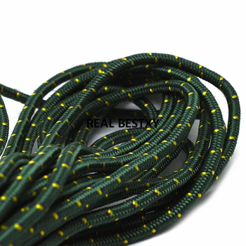 5 м/партида, приблизително 5 мм зелена найлонова въже струни кабели за колиета, гривни осъществяване сам найлонови въжета с точки найлонови нишки бижута