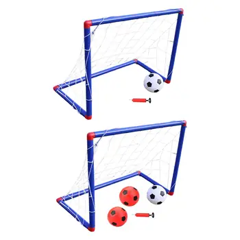 Комплекти футболни порта за деца Футболни окото с топка за Спортни подаръци футбол порта